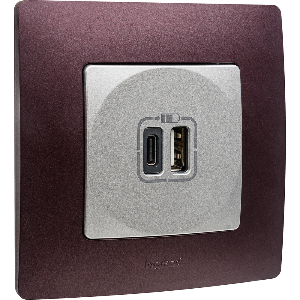 Рамка 1 пост сливовый ETIKA Legrand