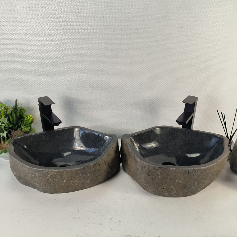 Раковина из речного камня ПАРА! RS-65479 45*33*15 0865