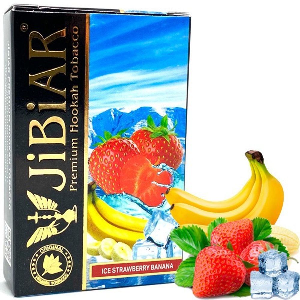 JiBiAr - Ice Strawberry Banana (50g)