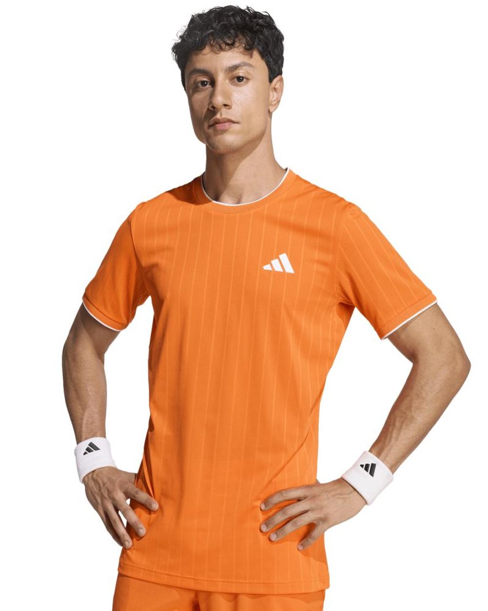 Теннисная футболка Adidas Climacool+ Freelift Pro - pure orange