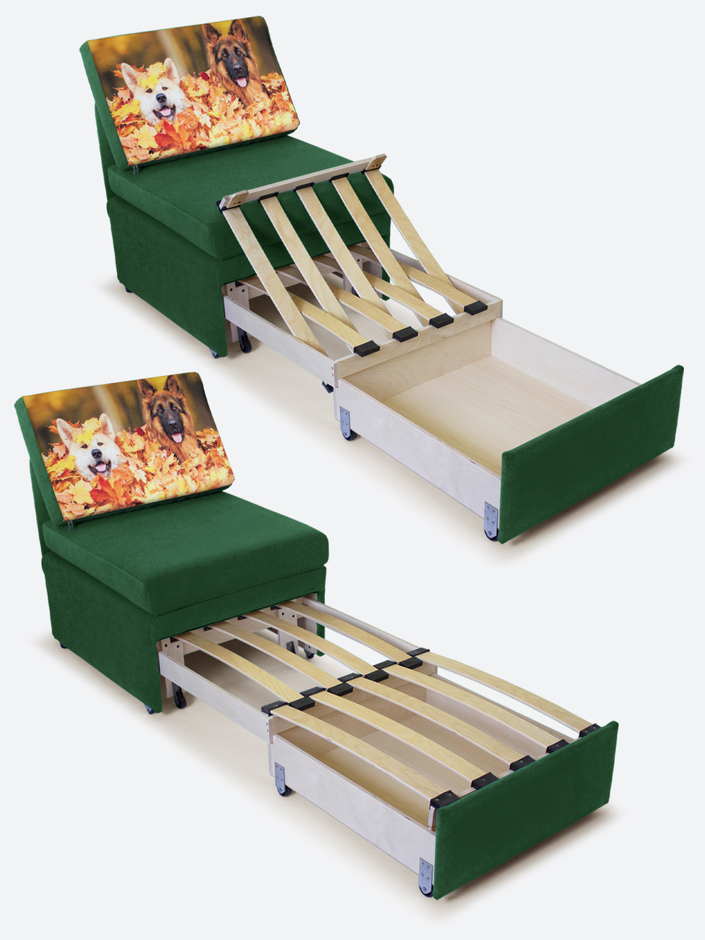 Кресло-кровать "Миник", купон Собаки