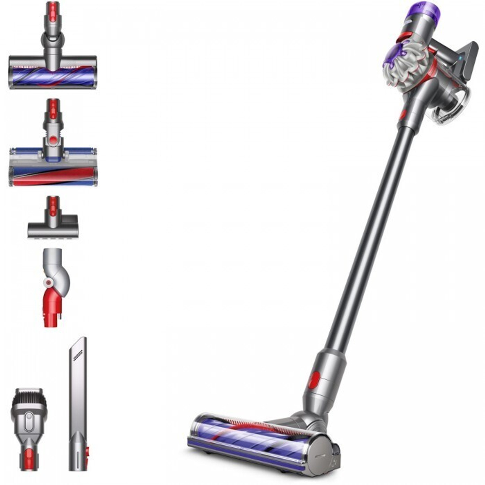 Пылесос Dyson V8 Absolute SV25 серебристый/никель (Silver/Nickel)