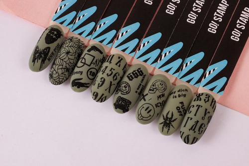 GO! Stamp Пластина для стемпинга 053 Sold Out by @kroconails