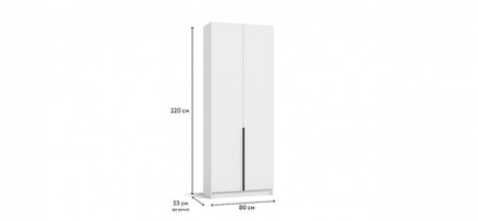 Рим 80 шкаф распашной 2Д + ящики 01