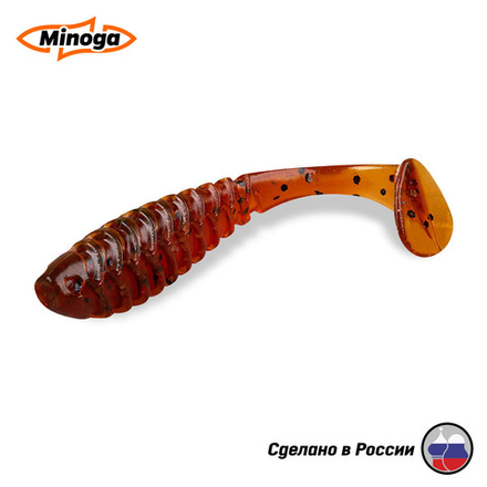 Силиконовая приманка "Minoga" COOPER 3,0"(6шт) 75мм, 2,5гр, цвет 002