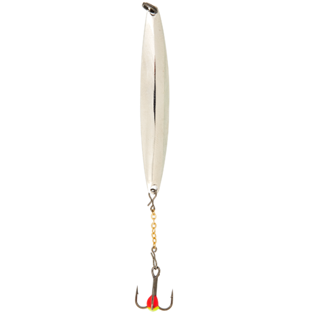 Блесна вертикальная зимняя LUCKY JOHN Nail Blade (цепочка, тройник), 65 мм, S