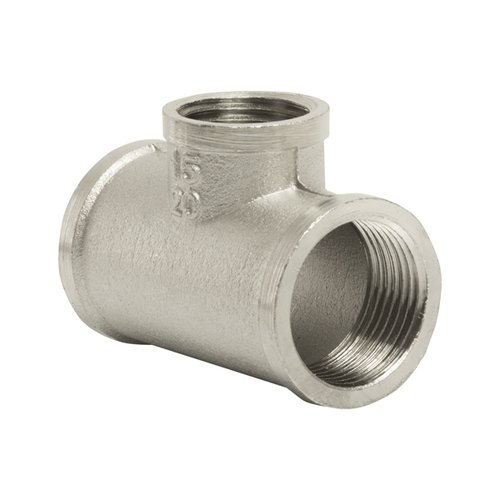 Тройник 3/4'' - 1/2'' - 3/4'' вн/вн/вн VRT® никель