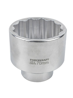Головка 70мм 1''12гр. FORCEKRAFT FK-58970