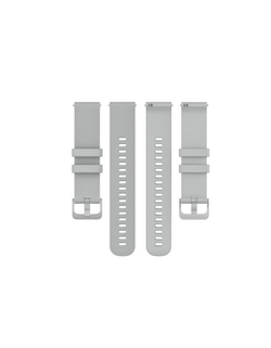 Ремешок 22 мм для Garmin Vivoactive 4, Venu 2 силиконовый быстросъемный (Серый)