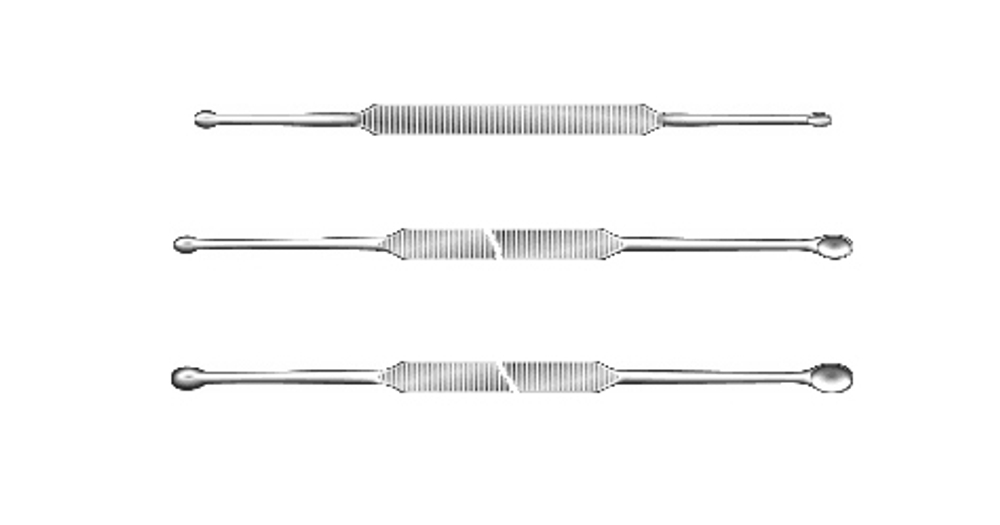 Ложка кюретажная 1, 2, 3