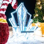 новогодний трон уличный