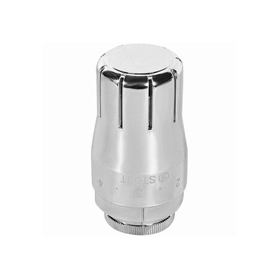 Головка термостатическая STOUT Design - M30x1.5 (регулировка 6-28°C, цвет хром)