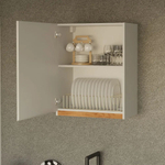 Кухня Валенсия 340 см (12 модулей) без столешницы / белый ЛДСП, массив дуба