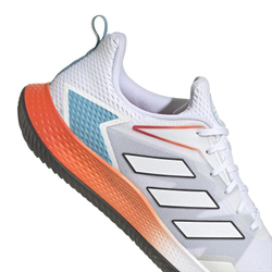 Мужские кроссовки теннисные Adidas Defiant Speed M Clay - cloud white/cloud white/preloved red