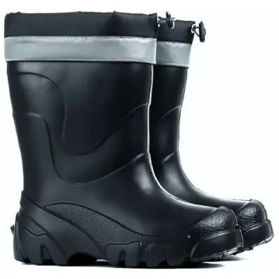 Д623-НУ «Мороз» Сапоги детские из ЭВА с надставкой и утеплителем (черный, 31-32)