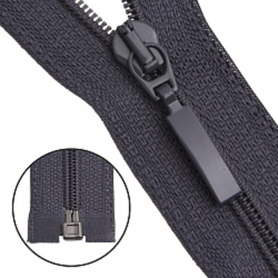 Молния витая Тип 6 1 замок Arta-F (301 графит)