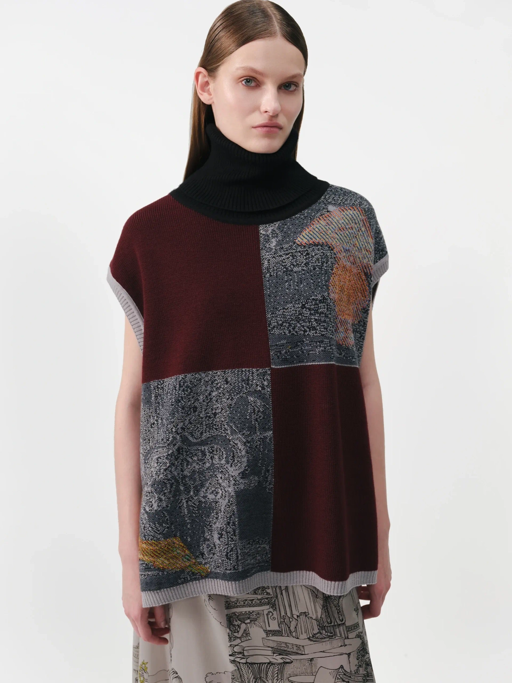 Жилет принтованный OLA OLA