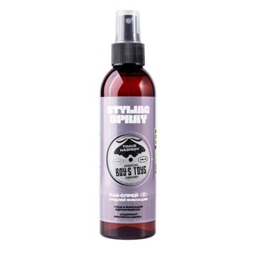 Лак-спрей для укладки волос средней фиксации Boy's Toys, 200мл