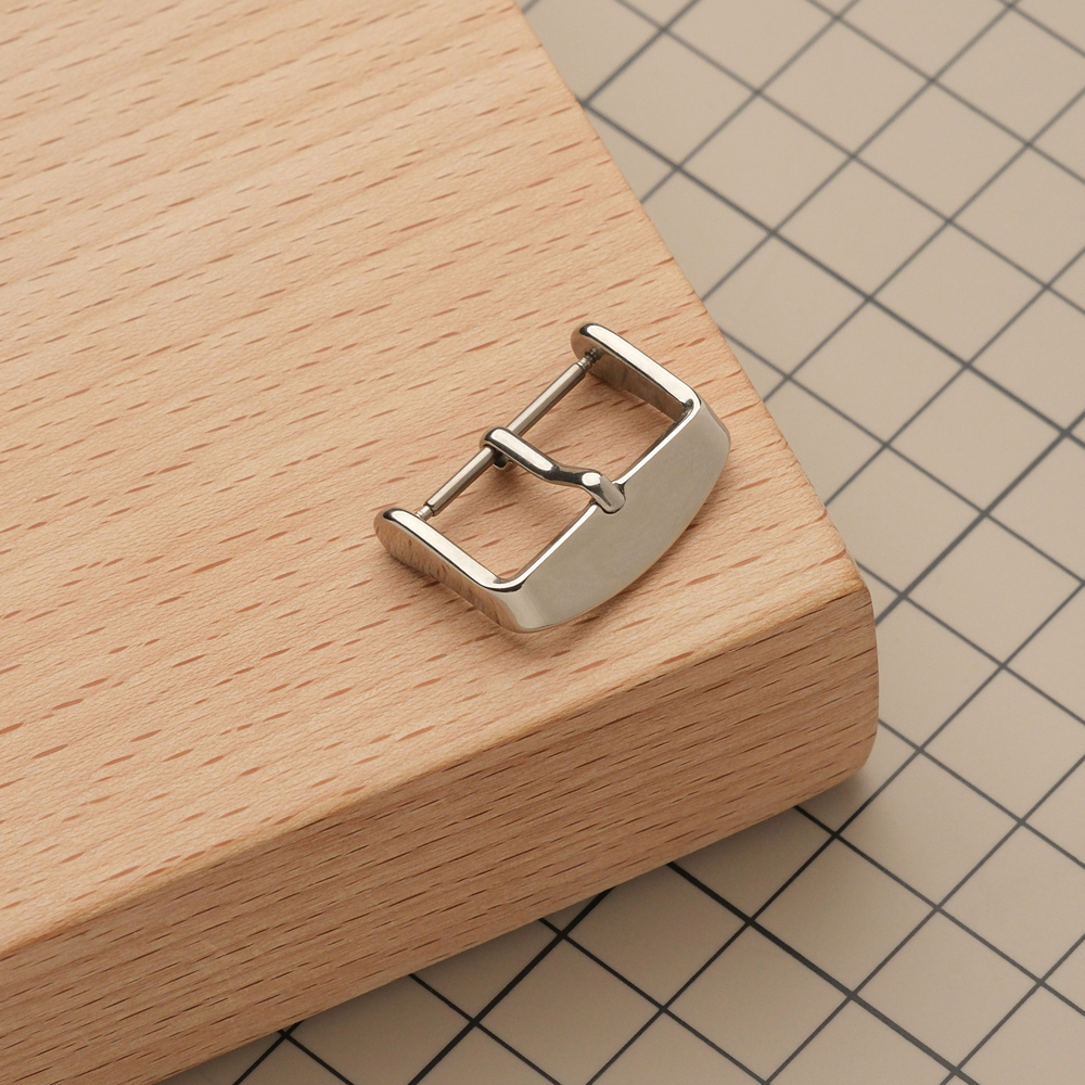 Застежка с закругленным кончиком, цвет серебро