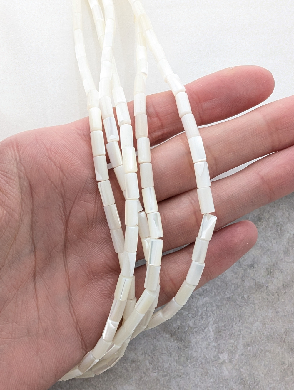 Перламутр трубочки 8*4мм