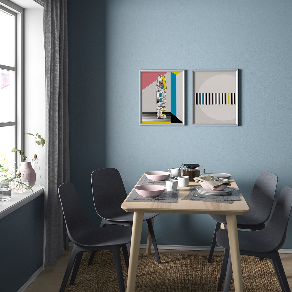 IKEA BILD  (ИКЕА БИЛД)  -  Плакат, Азбука, 40x50 см