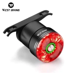 Фонарь велосипедный, задний West Biking YP0701395 (аккум. 400 mAh, Type-C)