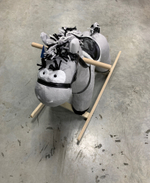 Качалка мягкая Тутси "Конь "Свэн" (серый), 715-2021