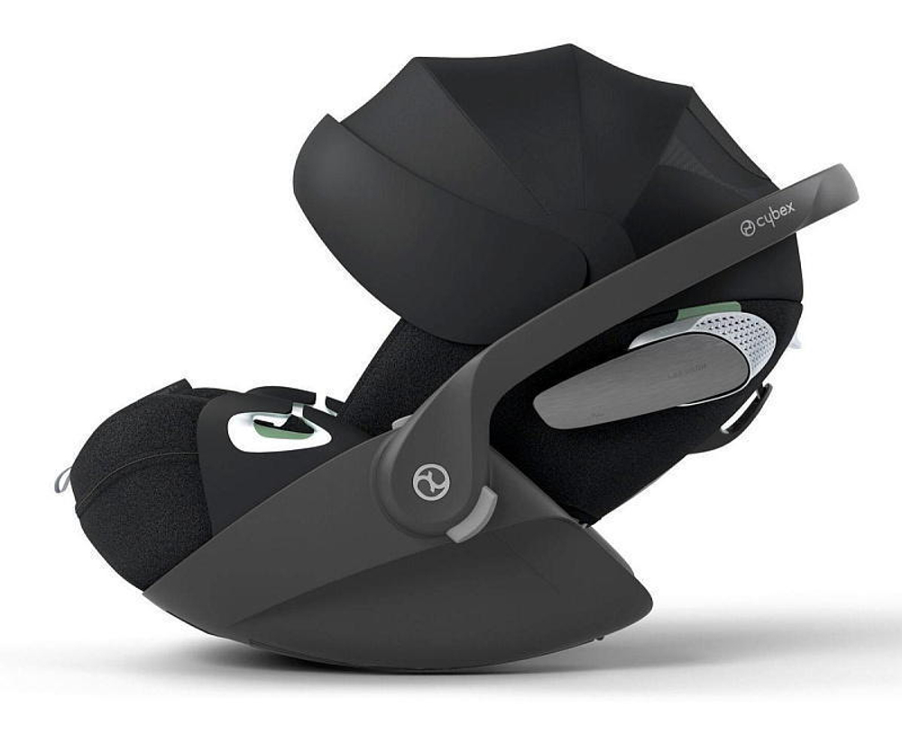 Коляска 3 в 1 Cybex Priam IV Matt Black complete и автокресло Cloud T i-Size Sepia Black Plus Off White
