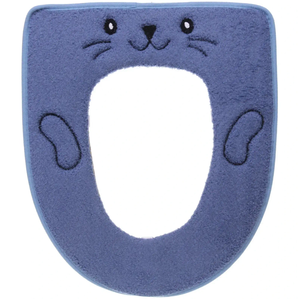 Чехол для сиденья унитаза «Cute»синий