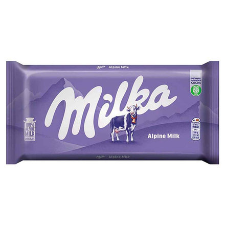 Шоколад Milka Alpine Milk Original, 100 г