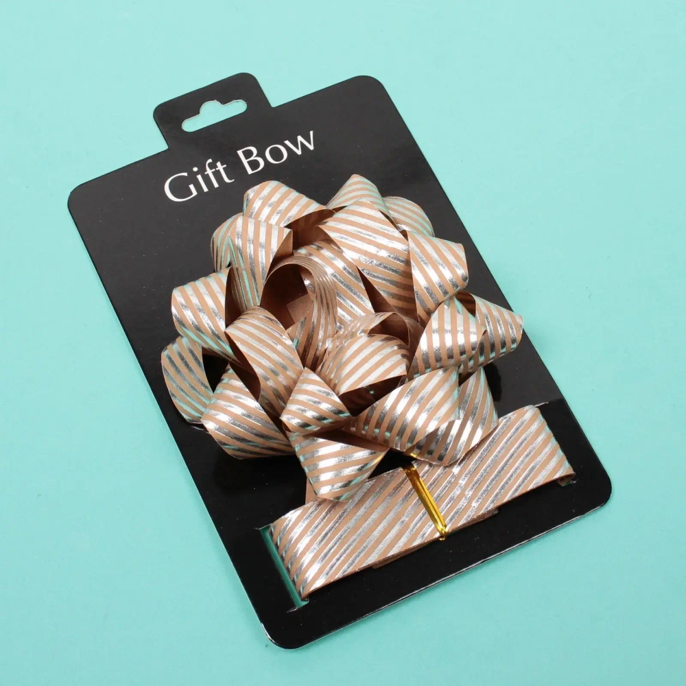 Набор для декорирования «Параллели судьбы» бант 2см, лента 2,5см (3м), Серебро