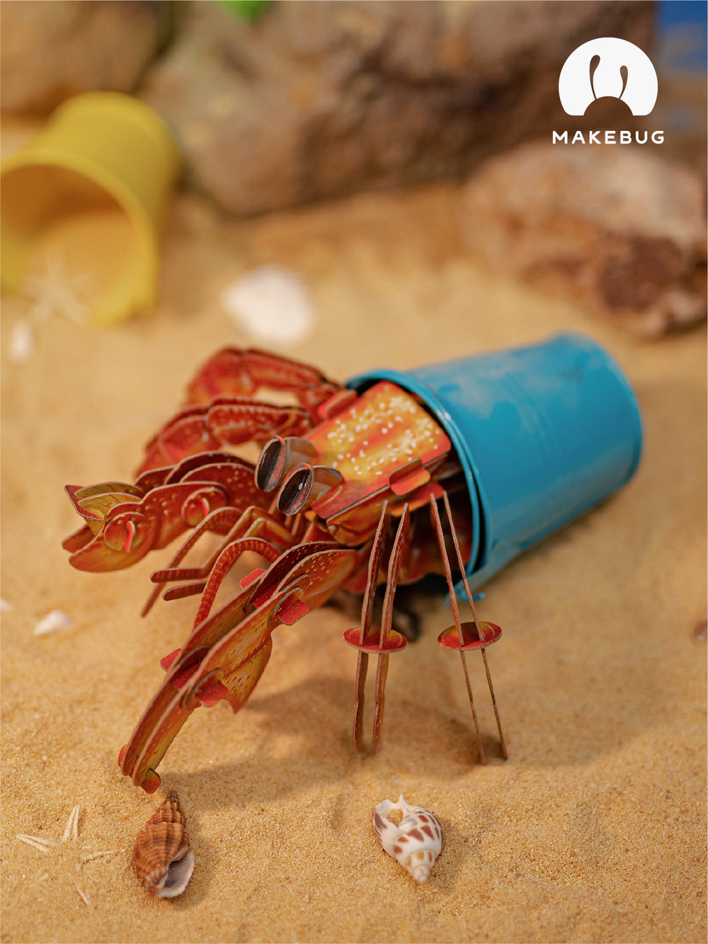 Картонный 3D пазл конструктор Makebug Bring Nature Home