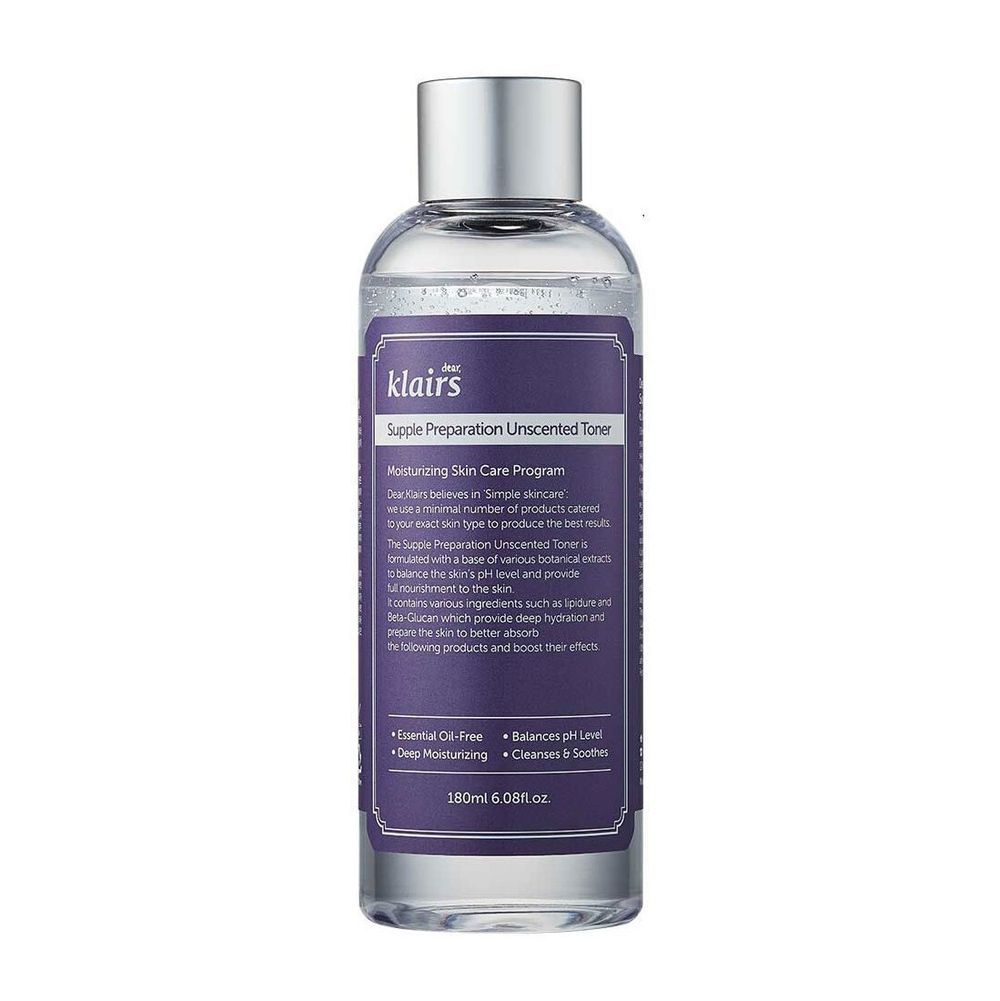 Тонер для лица DEAR, KLAIRS Supple Preparation Unscented Toner