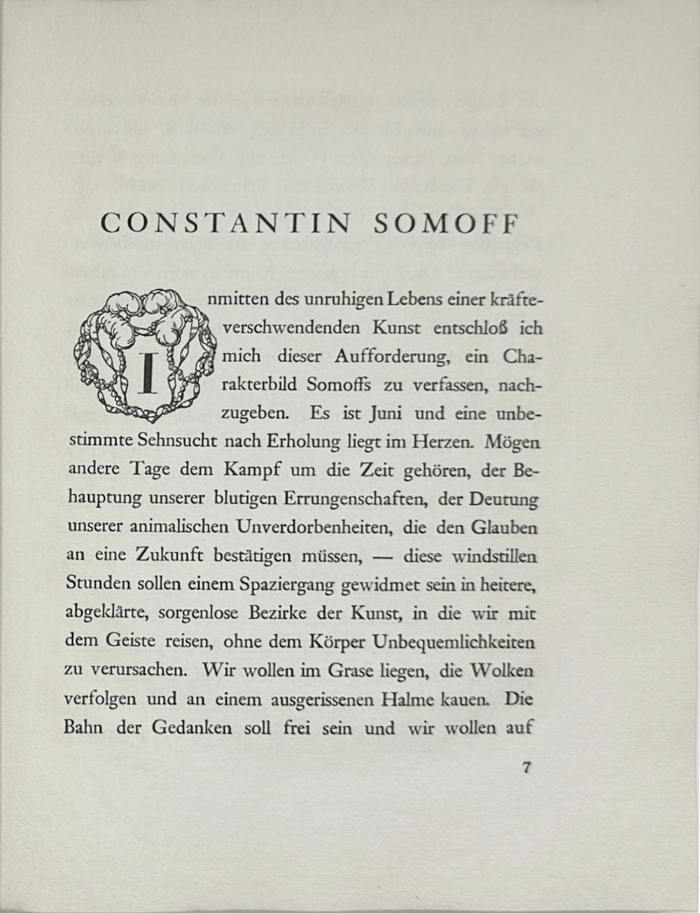 Альбом репродукций картин Константина Сомова на немецком языке. BERLIN, Изд. Ю. Барда,1922 г.