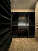 Гардеробная на заказ из ЛДСП по индивидуальным размерам