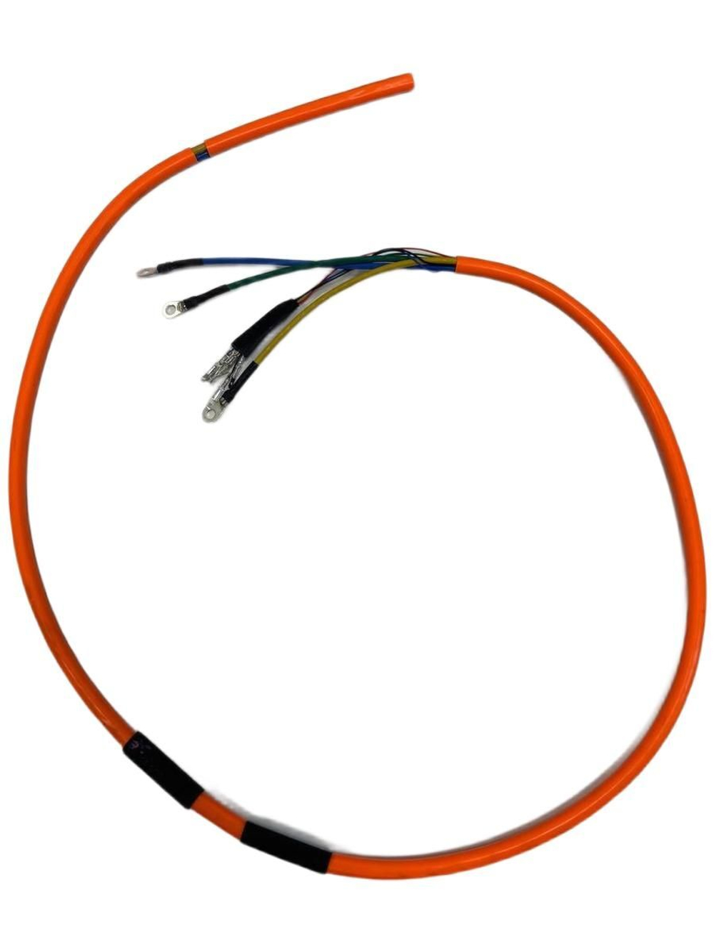 Провод кабель на мотор колесо с разъемами S сечения 3х4.0мм2+5х0.2мм2, 115см общий диаметр 9мм