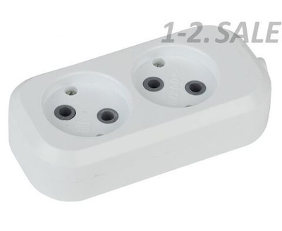Колодка удлинителя 2х-местная без заземления KX-2 Эра Б0028330