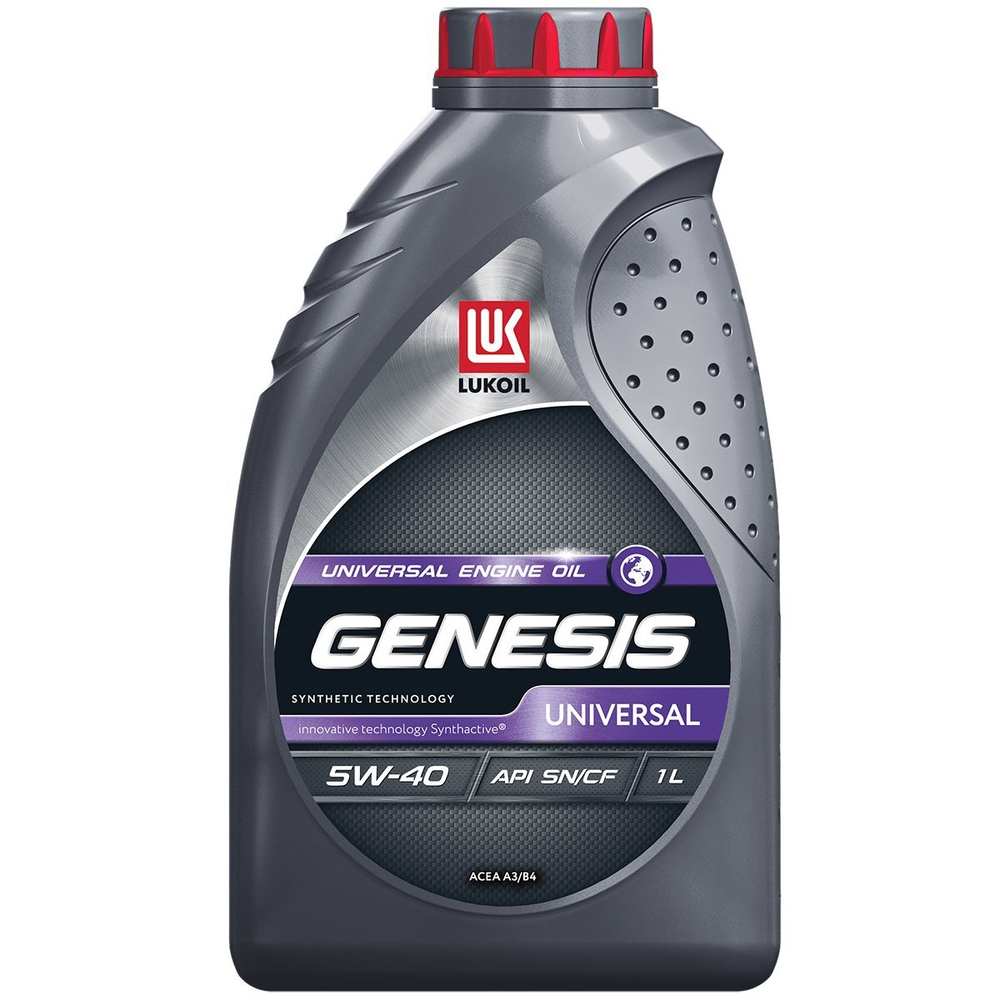 Масло Лукойл Genesis Universal A3/B3,A3/B4 5W40 (1л) п/синтетика