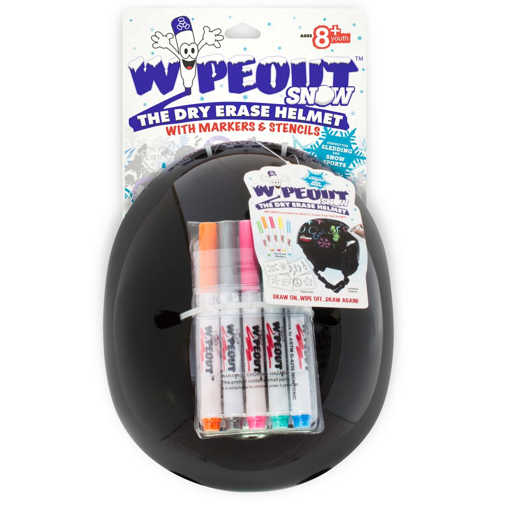 Зимний шлем с фломастерами Wipeout, размер L