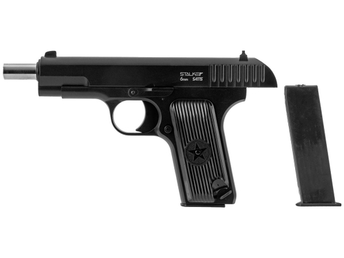 Пистолет пневматический Stalker SATTS Spring (ТТ)+имитатор ПБС, к.6мм (SA-33071TTS)