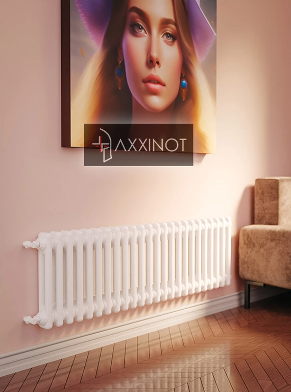 Axxinot Sentir 2037 - двухтрубный трубчатый радиатор высотой 370 мм, боковое подключение