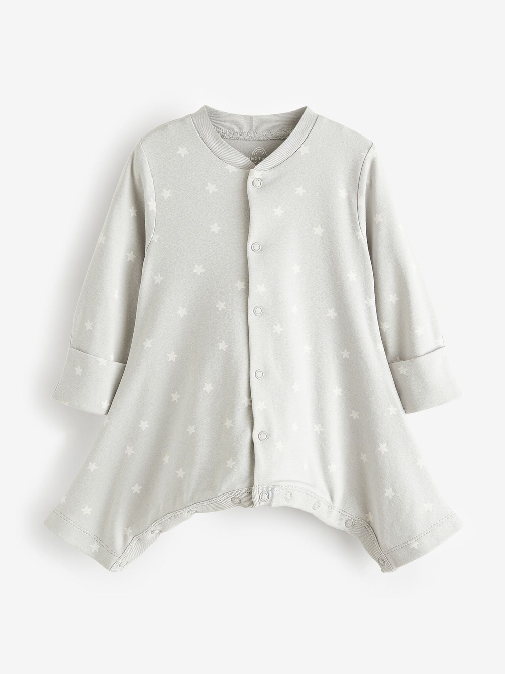 Боди с длинным рукавом для малышей с дисплазией тазобедренного сустава Next N45-122, 3 шт., Белый, Серый