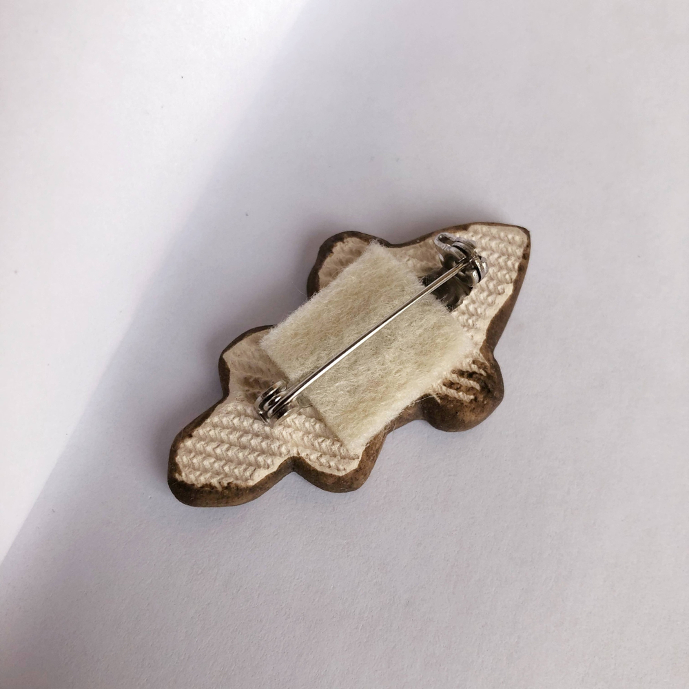 Брошь Рыбка Клоун