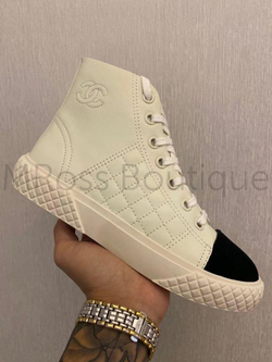 Белые кроссовки Chanel Шанель люкс класса в MRoss Boutique