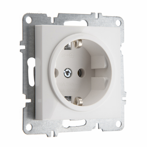 Розетка с заземлением 16А 250В ARVIA Electric, белая 50011000217