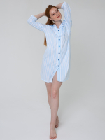 Туника Д-023П/белоголубая-полоса