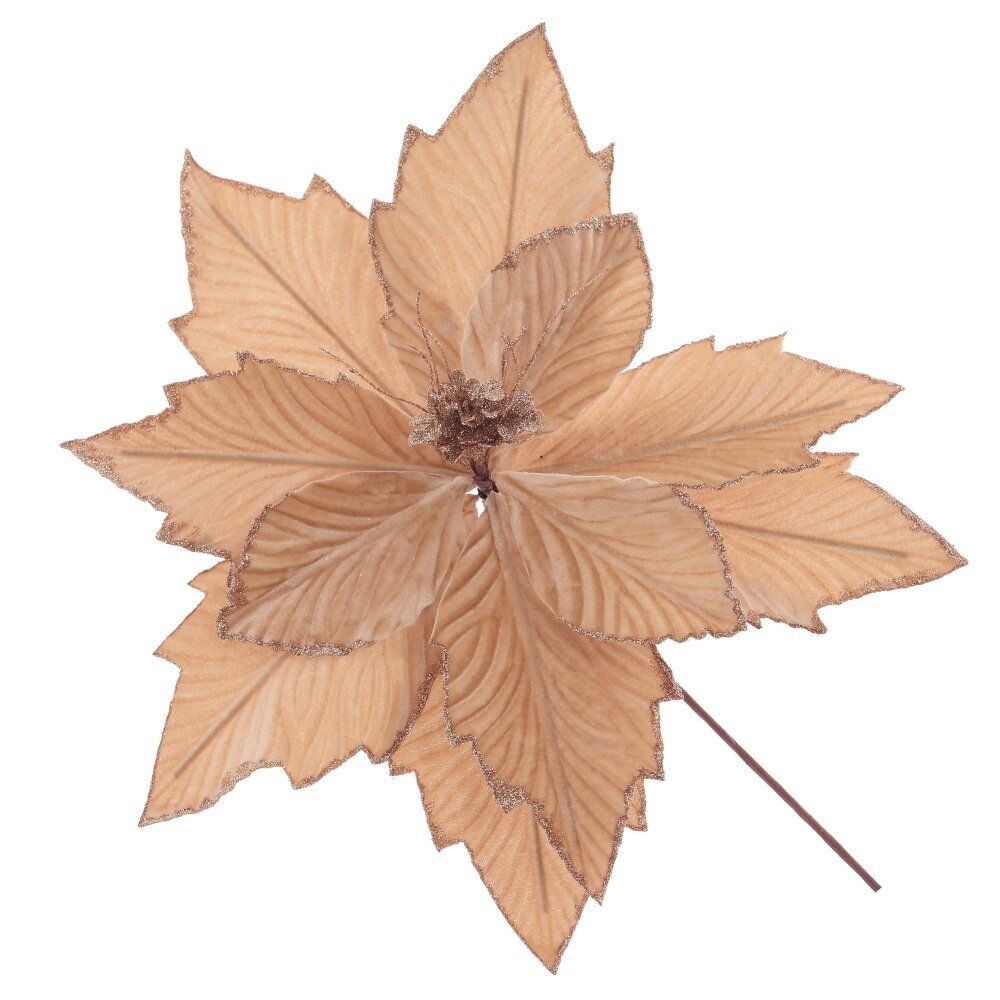 GAEM Цветок искусственный "Пуансеттия", L42 W42 H45 см, 2в.