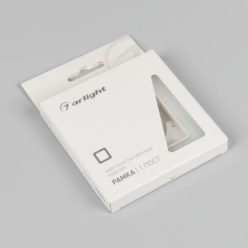 Рамка стеклянная FRM-OMALI-SFGS-1-WH (Arlight, -) 049675