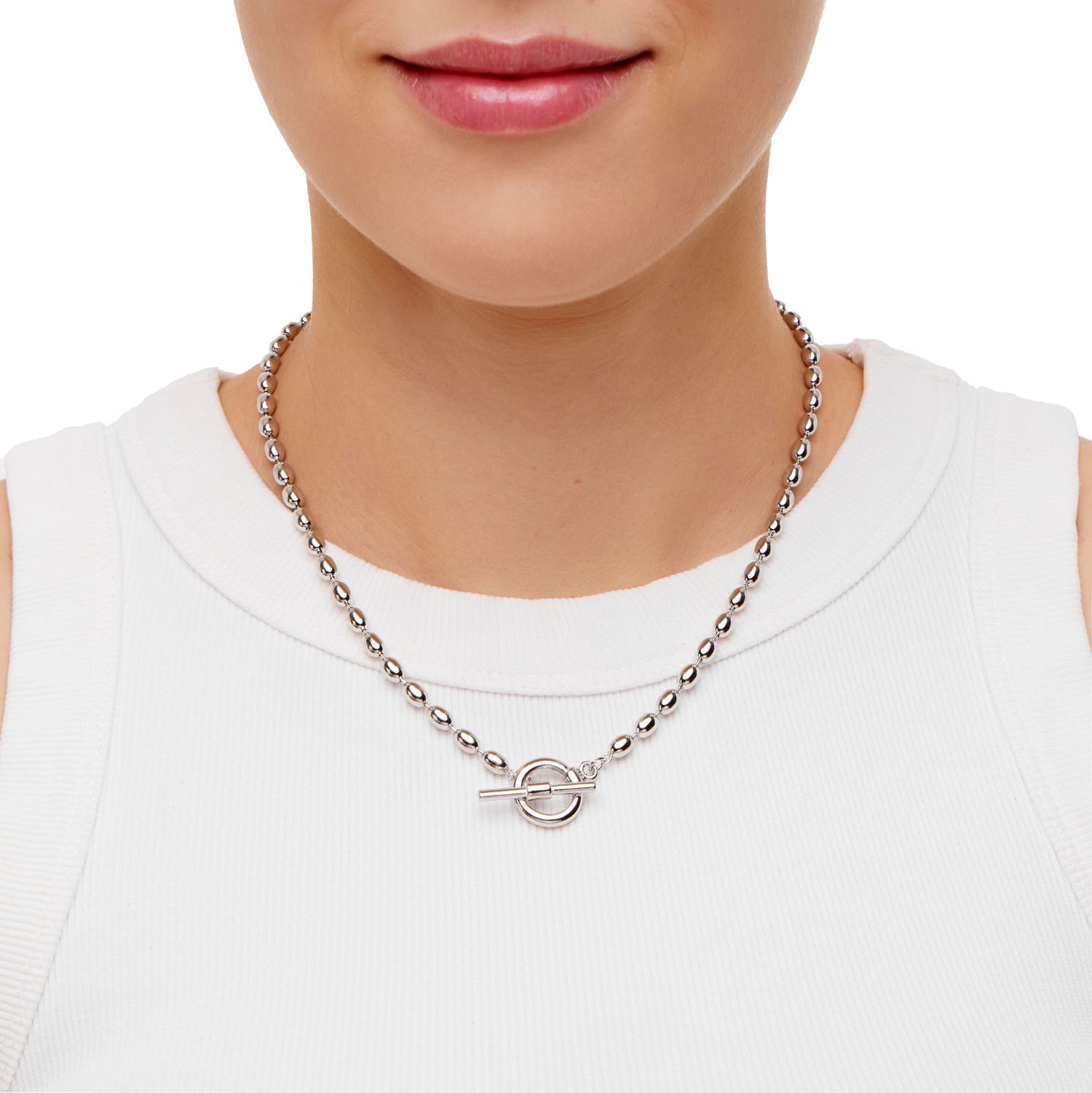 Колье Linear Link Necklace – Silver