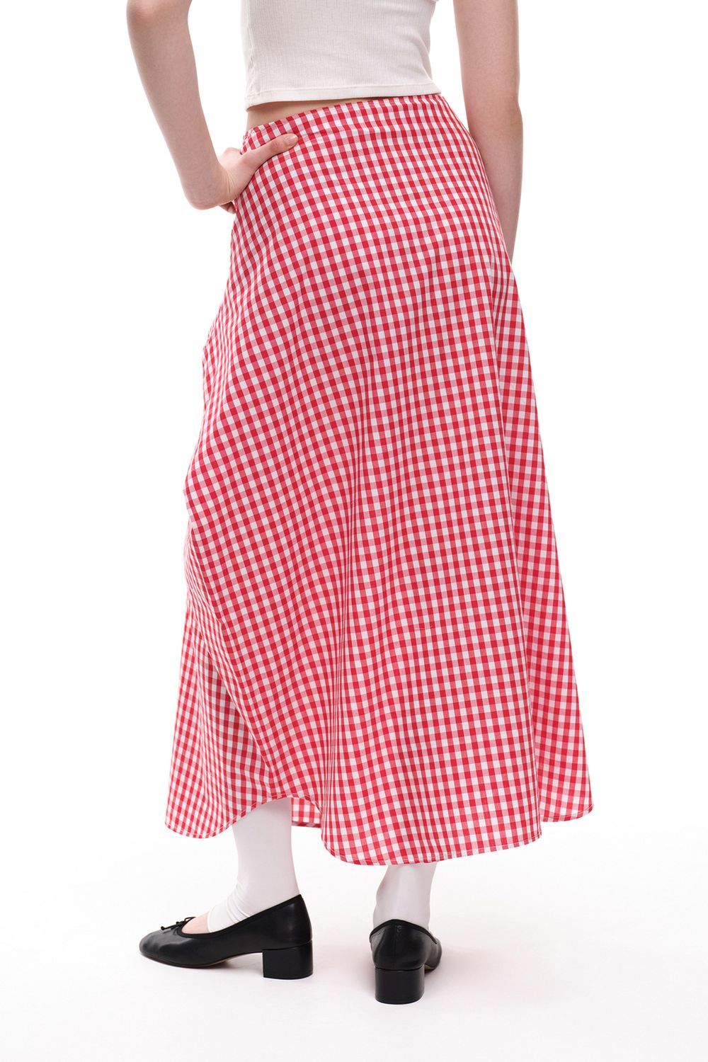 Юбка в клетку (Kiss and Riot), красная